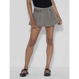 Wild Fable Womens Mini Denim Skirt Size 12 Gray Wash NWT